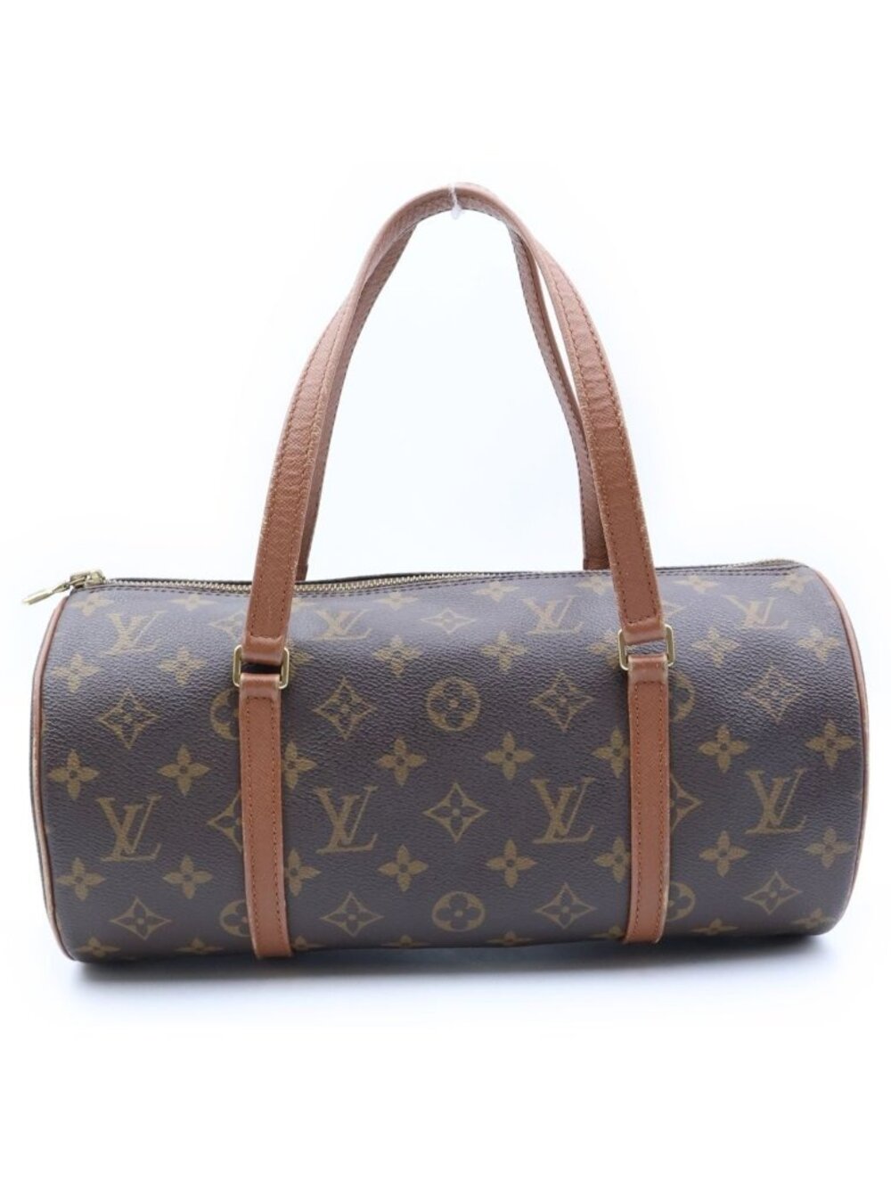 Louis Vuitton Monogram Papillon GM Handbag Brown Leather Gold